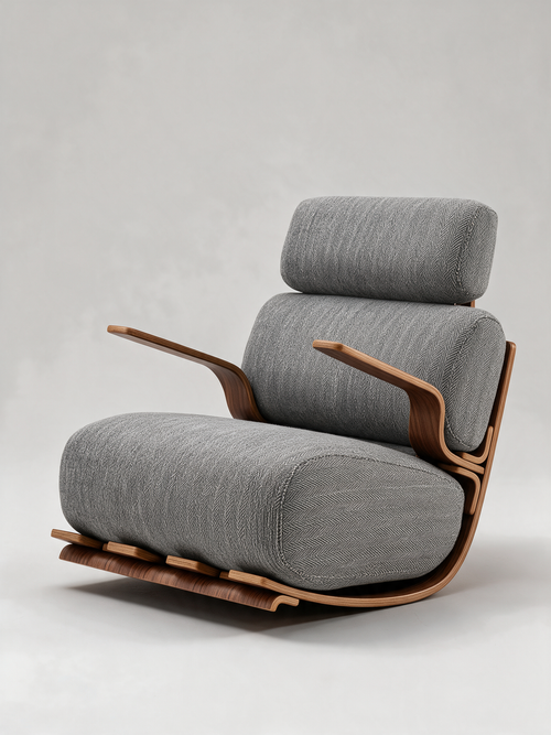 NIORA Eclipse lounge chair, studio view