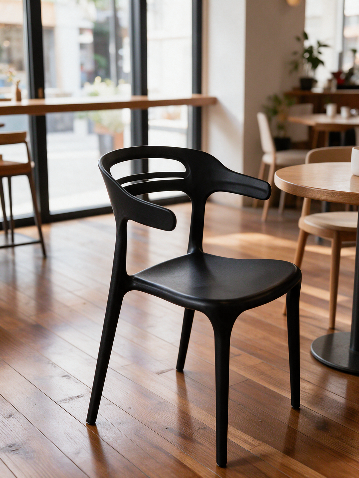 NIORA Boho cafe chair, studio view