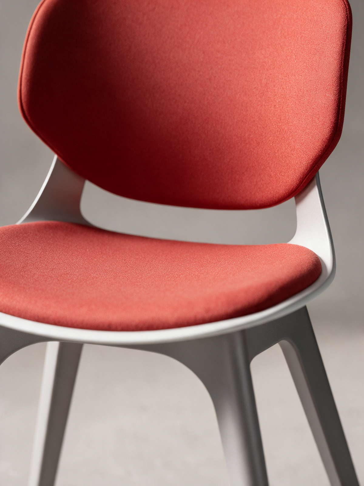 NIORA Neo cafe chair, upholstery and construction detail